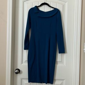 Elegant Blue Women's Dress